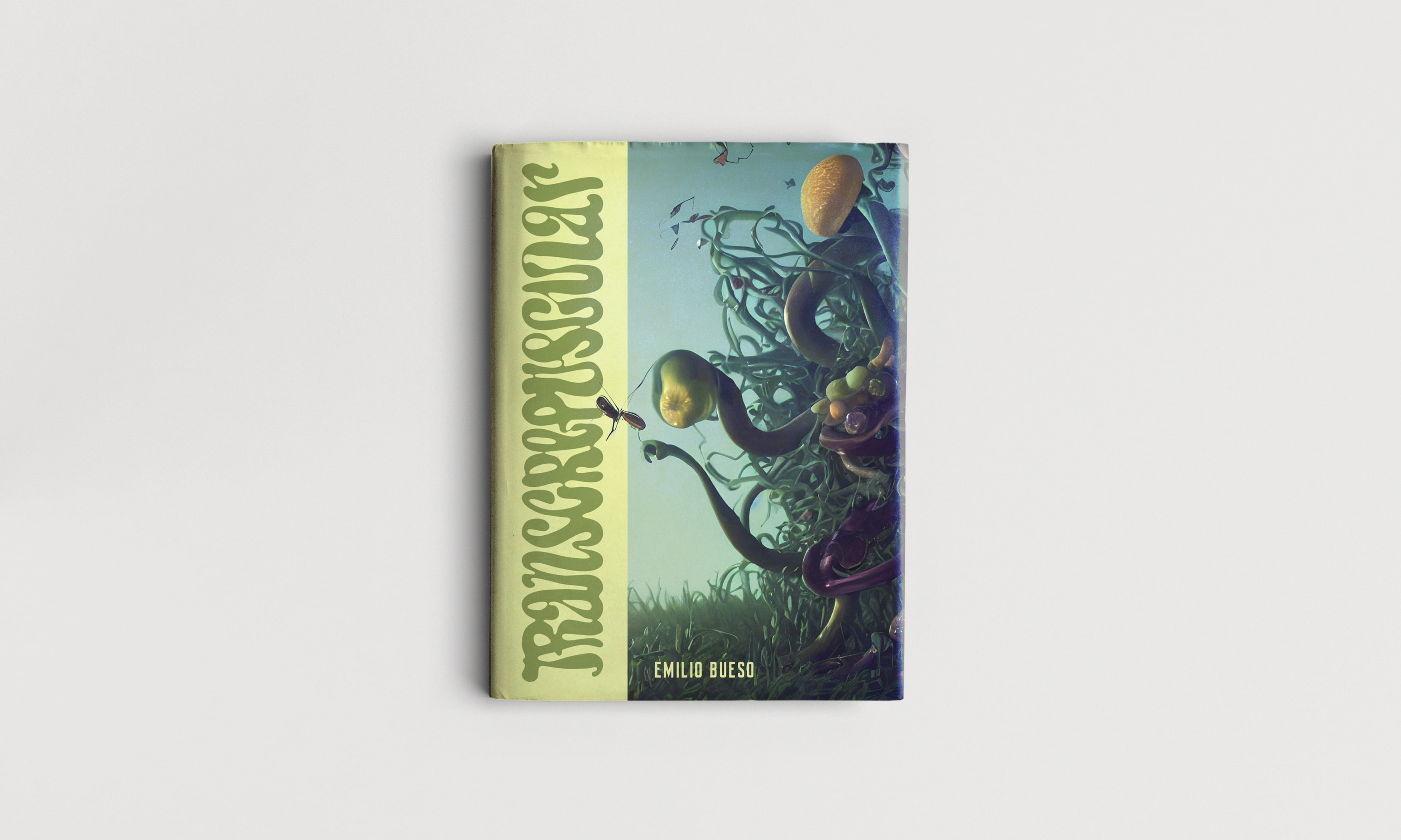 Transcrepuscular by Emilio Bueso, book cover design