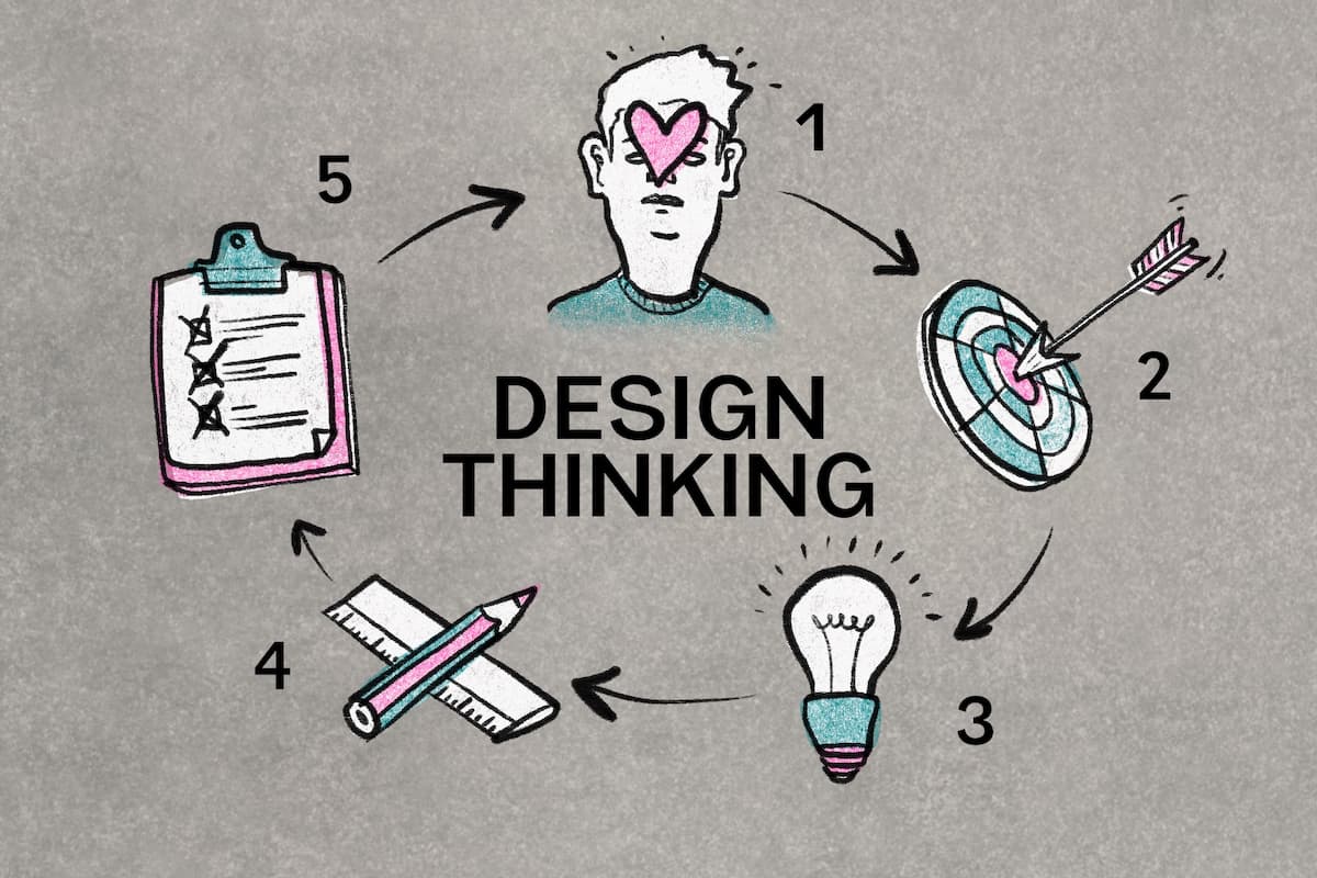 Fases del proceso del pensamiento de diseño o Design Thinking