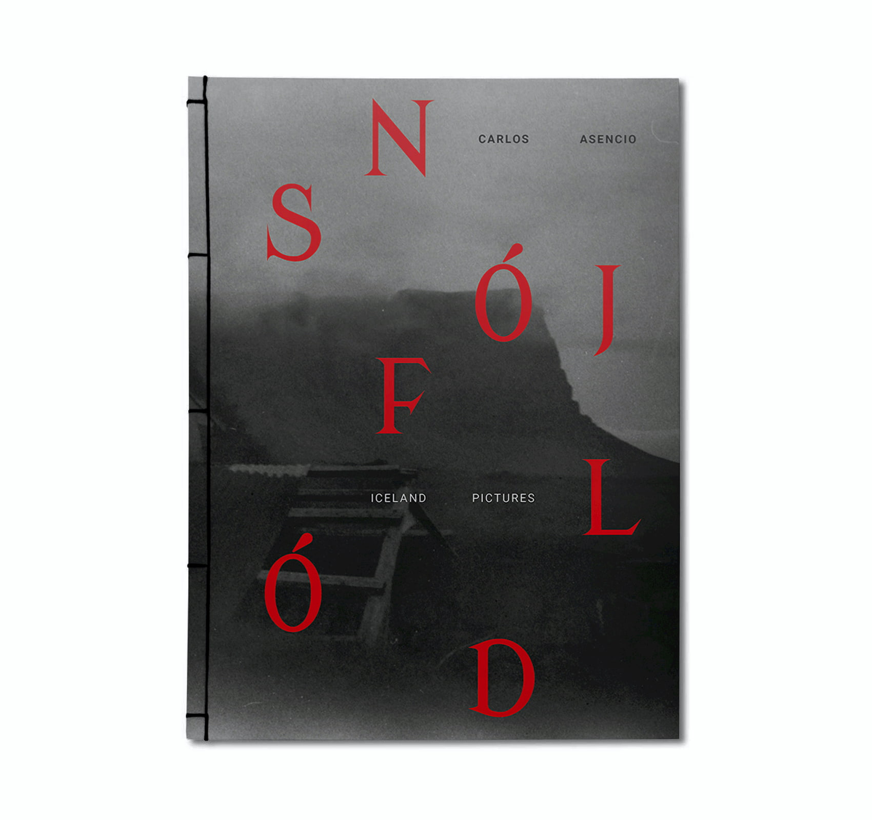 Portada del libro Snjoflod. Libro de fotografía sobre Islandia.