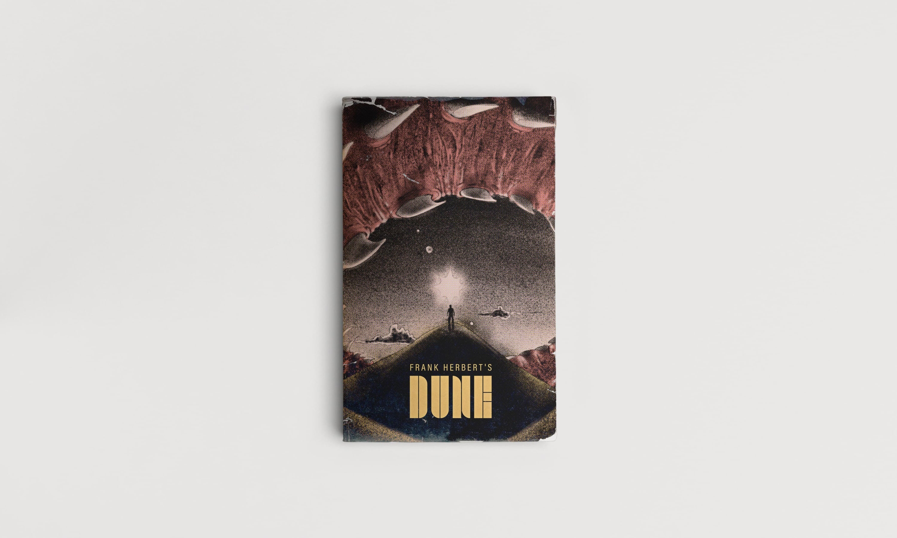 Diseño de portada del libro Dune por Frank Herbert